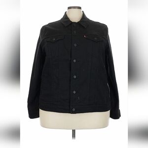 Levi's Women's Plus Black Denim Jacket